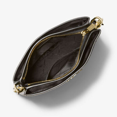 Michael Kors Trisha Leather Medium Triple Compartment Crossbody