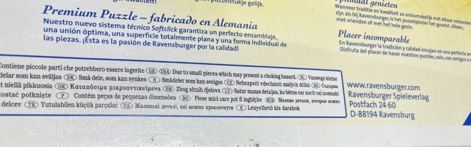 Sealed Ravensburger 1000 piece Puzzle Ed Hardy black Panther tattoo art 2009 - Image 4 of 4