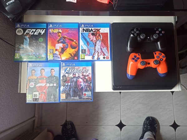 Sony PlayStation 4 Slim 500GB Consola - Jet Black