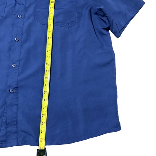 realtree fishing shirt mens large tall blue short sleeve mesh - Picture 2 of 6