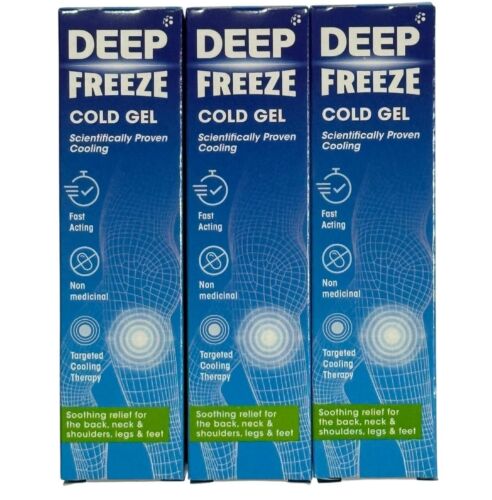 3x Deep Freeze Pain Relief Cold Gel - 35g |COOLING | SPRAINS | JOINT | MUSCLE | - Picture 15 of 17