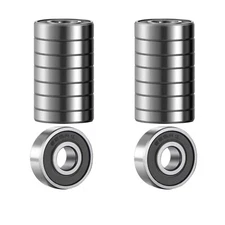 Qinda- 625 2RS （16Pcs）Ball Bearing Double Shielded Deep Groove Ball Bearings