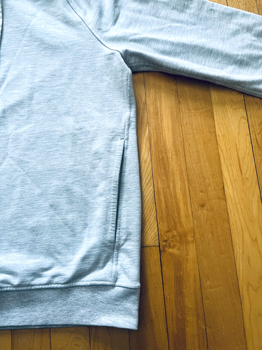 Lululemon City Sweat Pullover Hoodie Light Gray Men's Size M Classic Fit - 第 3/8 張圖片