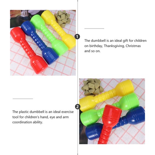 4 PCS Small Dumbbell Plastic Dumbbells Child Gym Equipment for Kids Exercise - Picture 11 of 12
