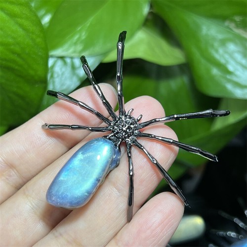 Ragno labradorite naturale puro fatto a mano fai da te te teschio cristallo quarzo teschio 1 pz - Foto 2 di 23