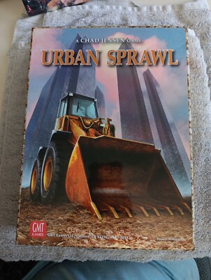 Urban Sprawl Board Game GMT Games 1116  Complete Excellent Condition City Plan