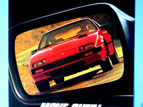 1985 NISSAN 300 ZX RED LINES Move Over ! Original Print Ad 8.5 x 11" - Picture 9 of 10