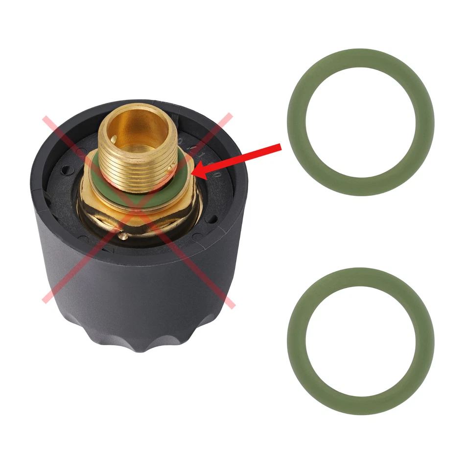 2x Dichtung für Tefal Rowenta Moulinex Calor zu Dampf Bügelstation Verschluss - Bild 3 von 4