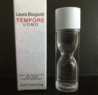 Laura Biagiotti -Tempore Uomo 5ml EdT - Miniatur - unbenutzt in der OVP 