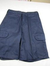 NEW CINTAS Comfort Flex 370-20 size 30 Uniform Cargo Work Shorts Navy Blue