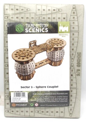 TTCombat TTSCW-INH-069 Sector 3 Sphere Couplet (Industrial Hive) Terrain Kit