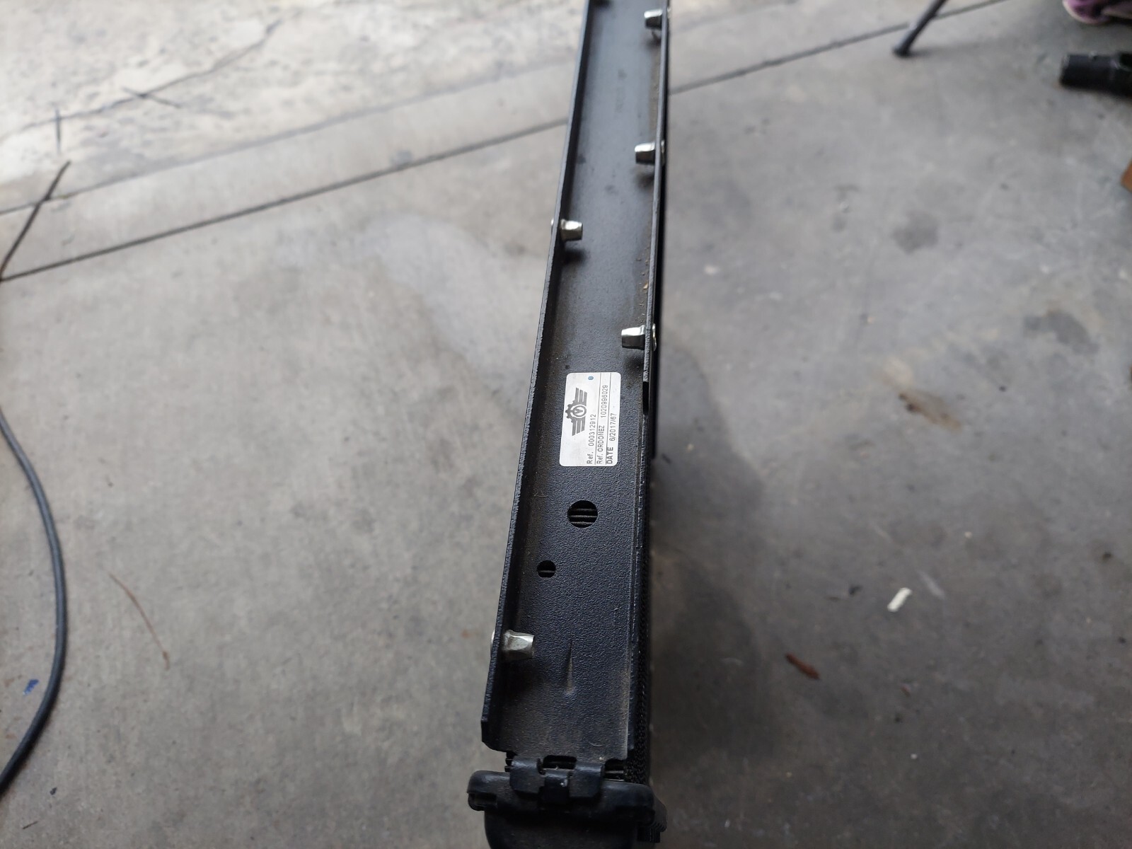 Ferrari 488 GTB Spider Left Driver Cooling Radiator FOR PARTS OR REPAIR 