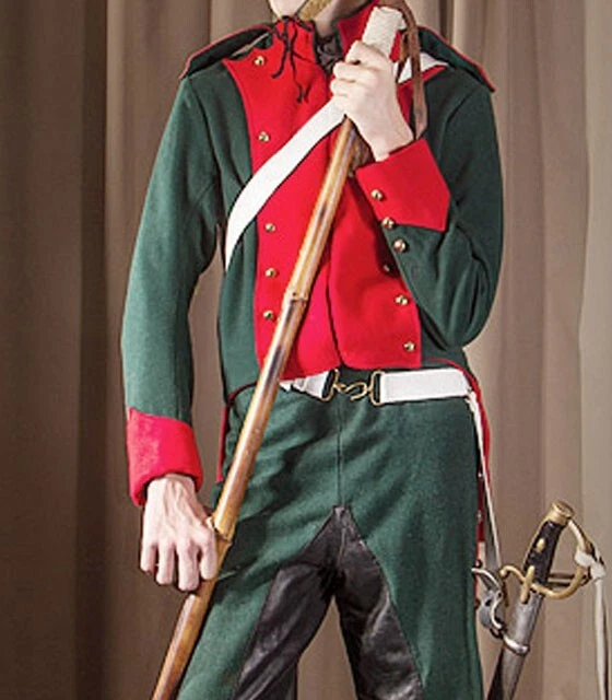 New Napoleonic French Light Cavalry Lancer 1812 1815 Green Jacket Fast Shipping