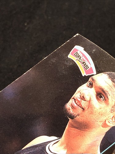 1997-98 Spx TIM DUNCAN RC Rookie Card #37 SKY BLUE SP CARD SPURS HOF CHAMP!๐ฅ๐ฅ - Picture 7 of 12