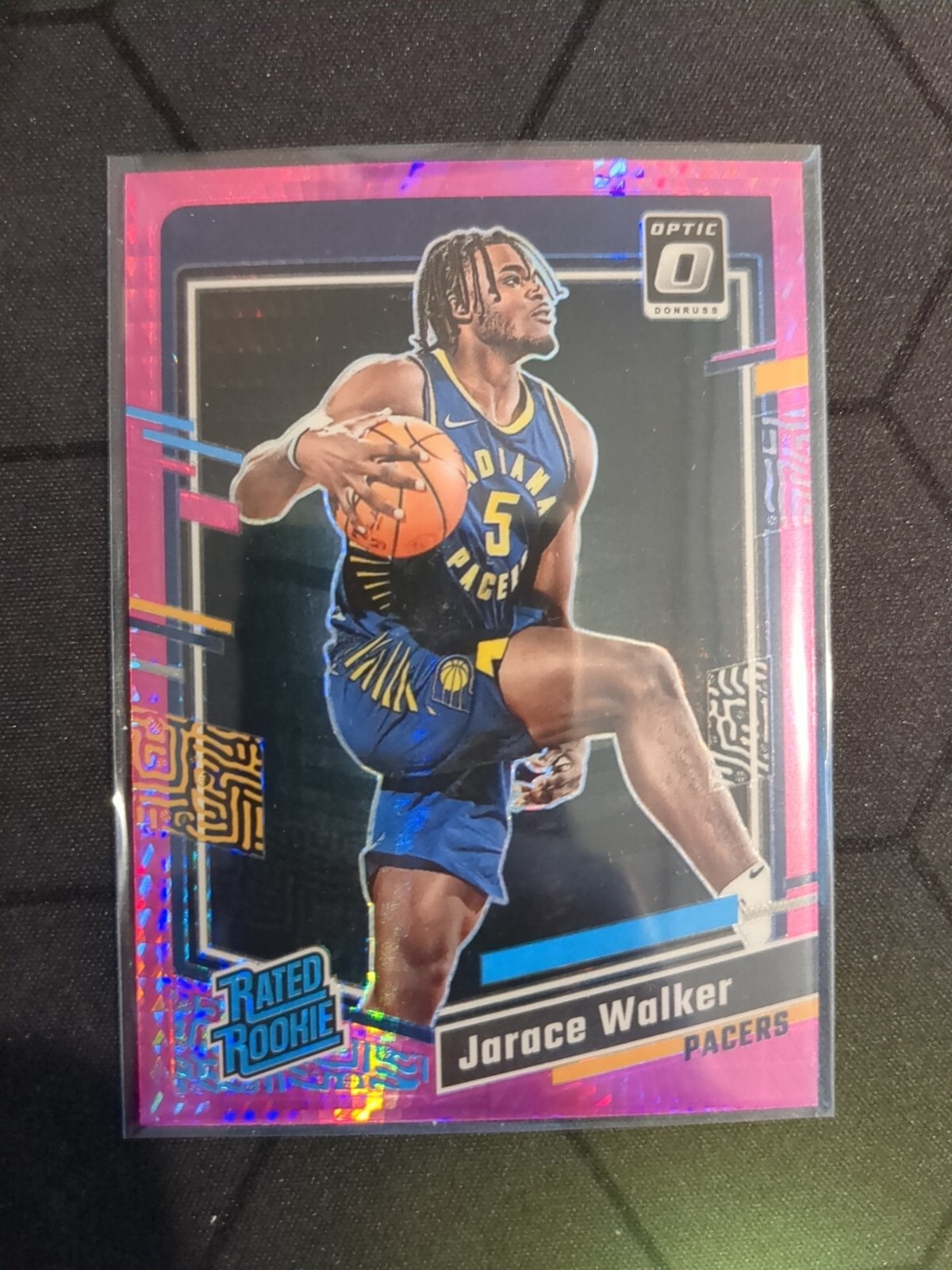 Jarace Walker 2023-24 Panini Donruss Optic-Rated Rookie Pink Hyper Prizm #226 RC