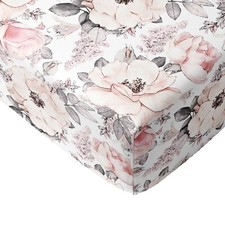 Crib Sheets for Boy 100 Cotton ,Perfect for Baby Peonies