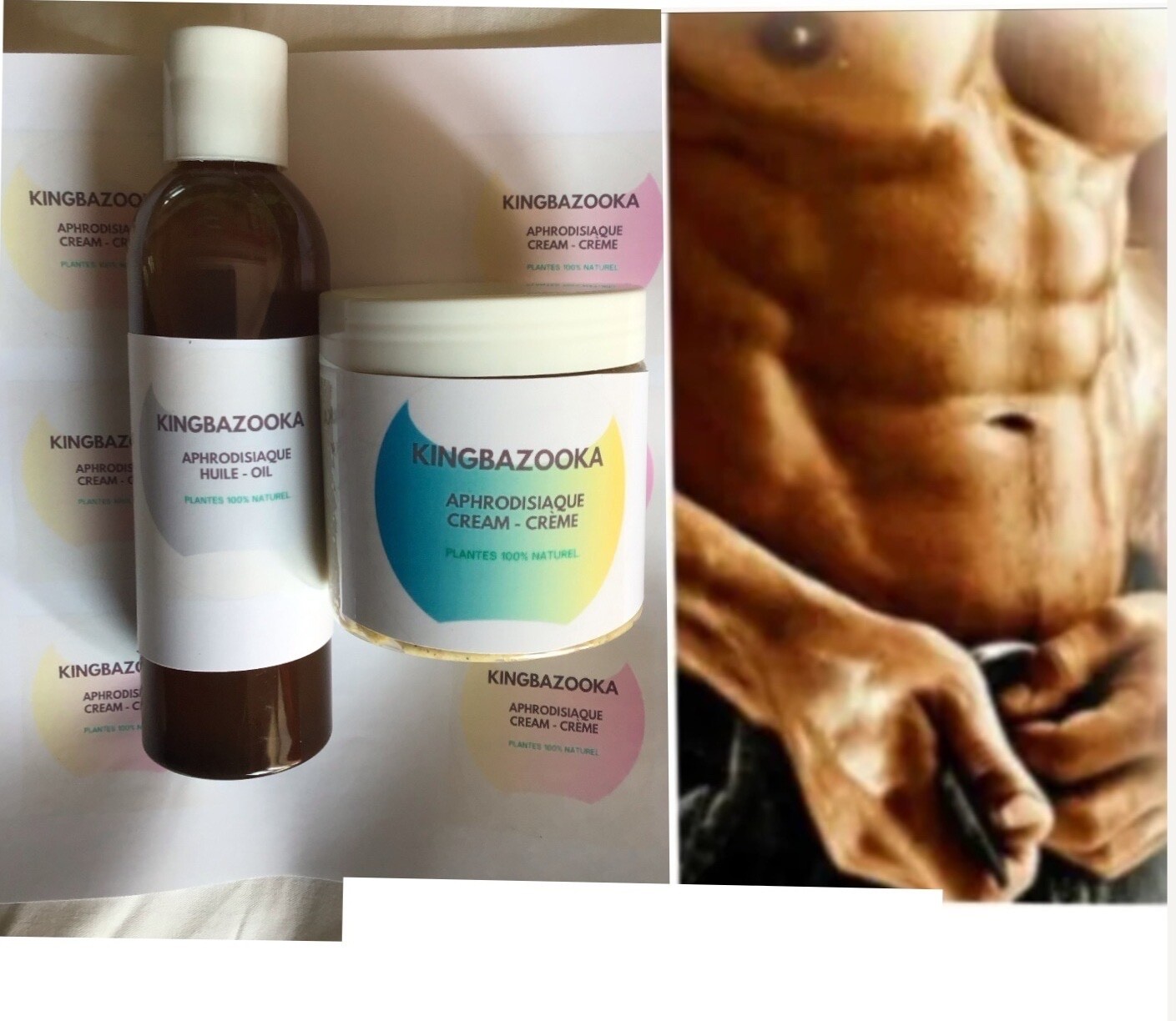 Bazooka 10X Plus Dosé pour le développement et la vigueur masculine naturelle