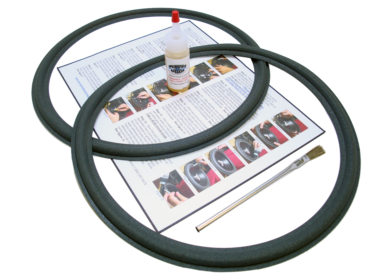 JBL Dorian, S-99, Athena Speaker Foam Surround Repair Kit - 