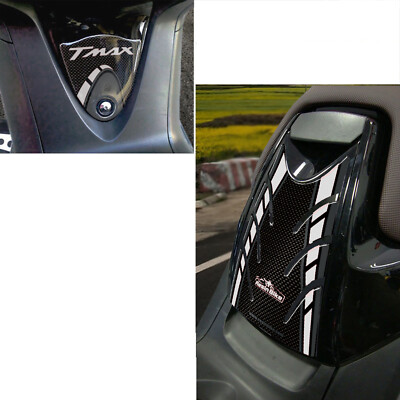 3D Aufkleber Kit kompatibel mit TMAX 500 T-MAX 2008 2011 Carbon Schutz Weiß