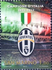 2012 San Marino Juve Campione d'Italia MNH