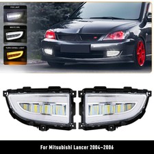 For Mitsubishi Lancer 20042006 Led Daytime Running Fog Light Drl W Turn Signal For Mitsubishi Lancer 20042006 Led Daytime Running Fog Light Drl W Turn Signal