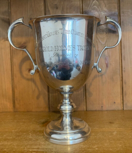 Medium Sheffield Snooker vintage silver plate trophy - Foto 1 di 3