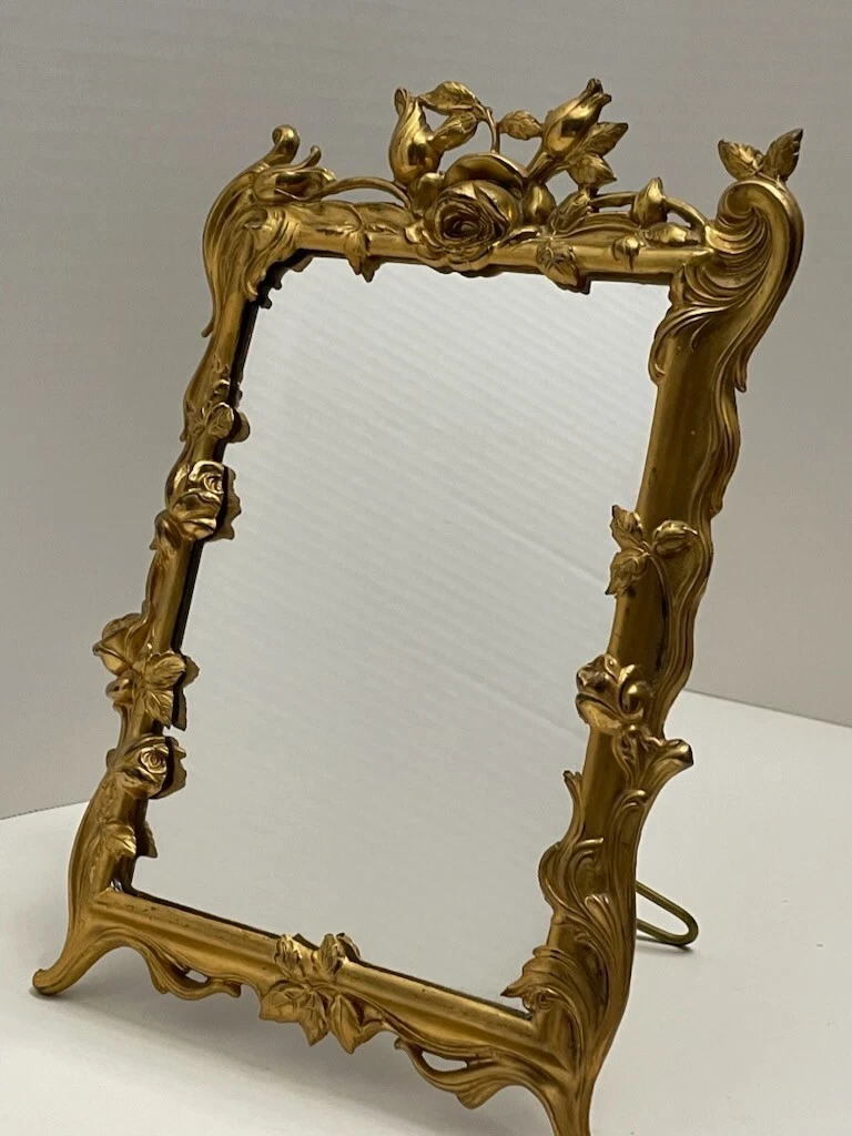 Antique table top mirror deals
