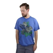 Vtg 90s Chipmunk Squirrel Nature Tee XL Screen Stars Best 50/50 Single Stitch US
