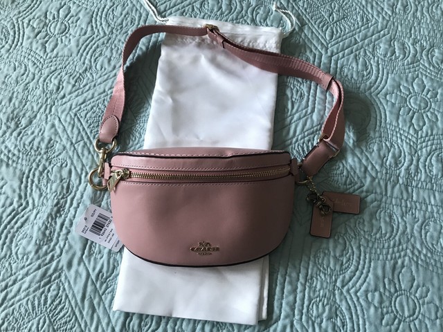 coach pink fanny pack