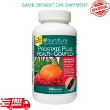 Trunature PROSTATE PLUS HEALTH COMPLEX Saw Palmetto with Zinc 250 Softgels caps