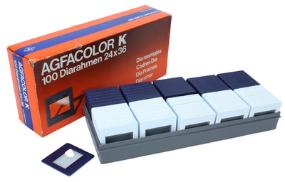 AGFACOLOR - Set 100 Diarahmenfassung DIA Dia mit Glas (Ref#P-235)