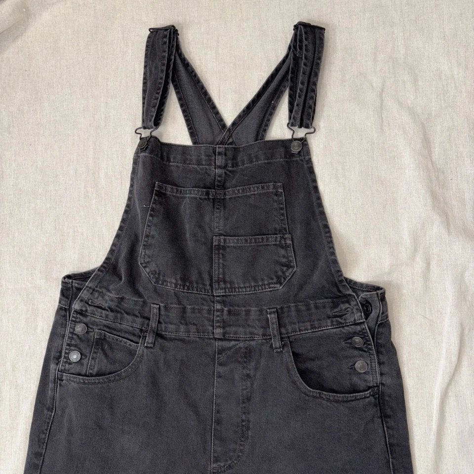 Mono Boho Free People We The Free Talla Mediana Ziggy Denim Pierna Recta Negro Foto 3 de 4