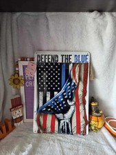 Defend the blue sign