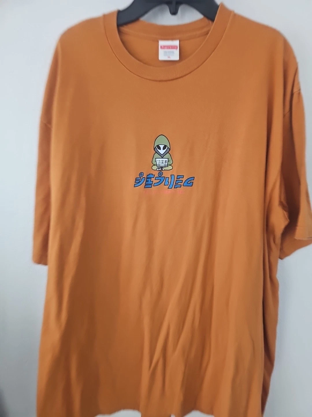 Tee shirt Supreme Alien orange brûlé taille XL