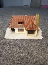 faller HO European 2 Story City Home Fully Assembled Need Repairs