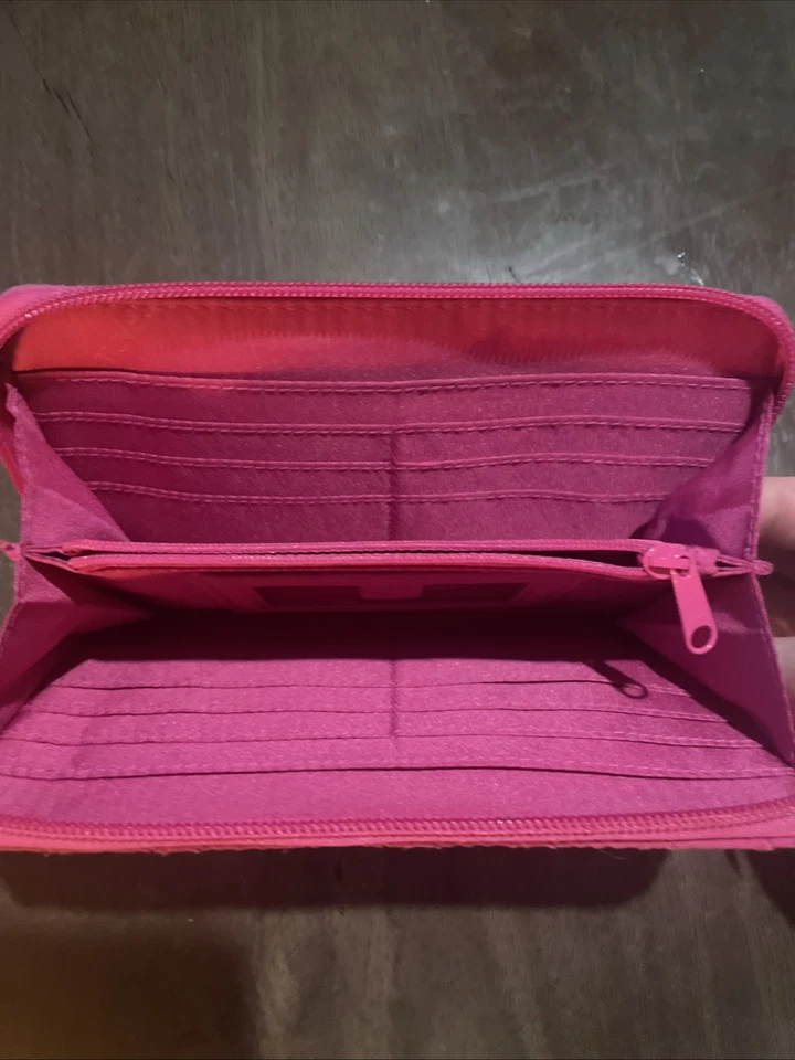 Carteira Vera Bradley rosa Georgia - Imagem 3 de 3