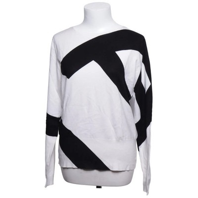 Adolfo Dominguez, Strickpullover, Größe: L, Weiß/Schwarz, Polyamid/Viskose #Pm0