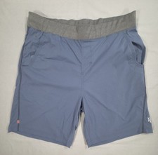 Rhone Og Bullit Short Mens Xxl Slate Blue Gym Workout Shorts 9 Inseam Unlined Rhone Og Bullit Short Mens Xxl Slate Blue Gym Workout Shorts 9 Inseam Unlined