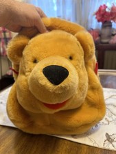 Winnie The Pooh Backpack 3D Plush Face Disney Store Pre Owned See All Pics OBO