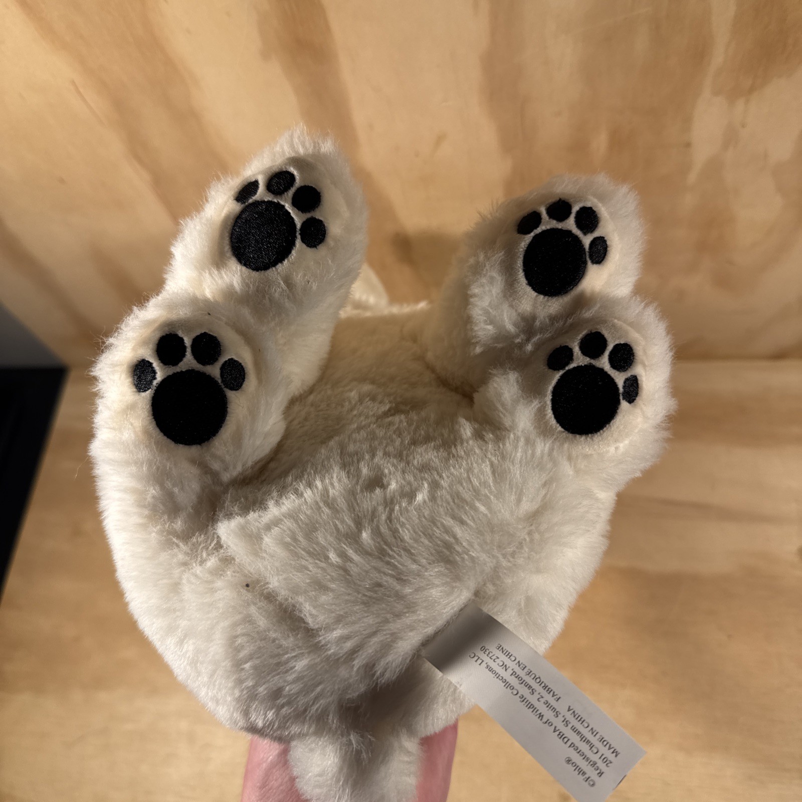 NEW TAG Fahlo Polar Bear Plush Trackable Polar Bears Support Wild Life RARE