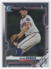 #BDC-27 2021 Bowman Chrome - Ryan Cusick Braves