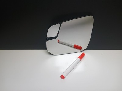 SCRATCH 2015-22 Heated Mirror Glass Left For Chevy Colorado GMC Canyon OEM Used