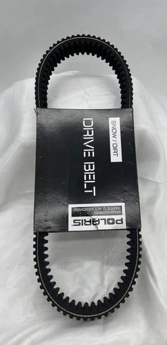 Black Polaris OEM drive belt 3211202 for RZR PRO XP Turbo S 2 & 4 seater, in clear packaging with blue/white label.