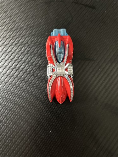 2000 Hot Wheels Arachnorod Spiderman Race Car Red Blue Silver Marvel - Picture 5 of 6