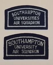 Two Varients of Royal Air Force RAF Southampton University Air Squadron Titles