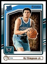 2024-25 Donruss #247 KJ Simpson Jr. RC