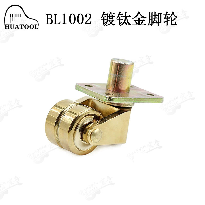 HUATOOL Piano Parts BL1002 097 Pianoforte verticale ruote placcate in titanio ruote 10# foto 6