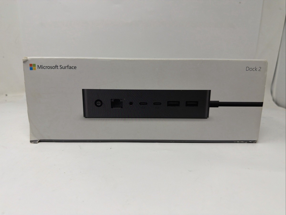 Microsoft Surface Dock 2 Laptop Docking Station - Black (1GK-00001