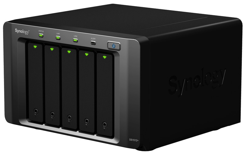 Synology DiskStation DS1512+ 5-Bay Dual Core NAS Server USB3 2x LAN