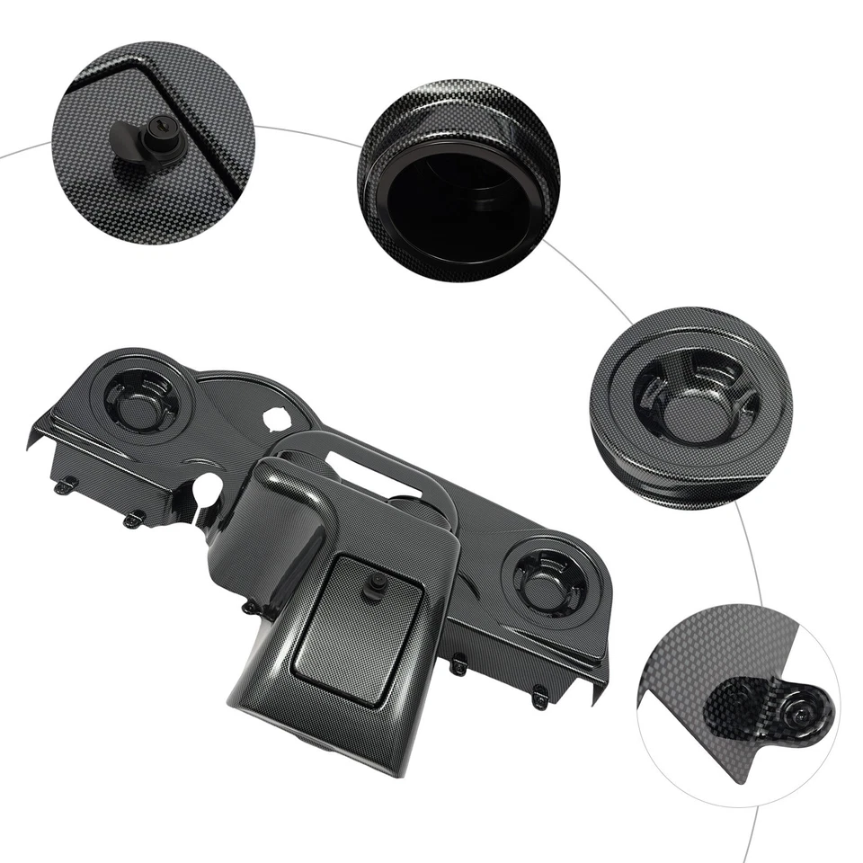 Panel de consola de tablero de fibra de carbono color para modelos EZGO RXV 2008-up nuevo Foto 3 de 4